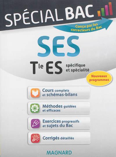 SES : terminale ES spécifique et spécialité : nouveaux programmes