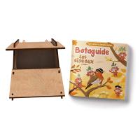 Kit activité oiseaux, je fabrique mon nichoir en bois : : explore, comprends, agis ! : activité Montessori