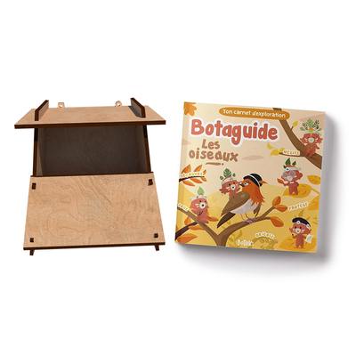 Kit activité oiseaux, je fabrique mon nichoir en bois : : explore, comprends, agis ! : activité Montessori