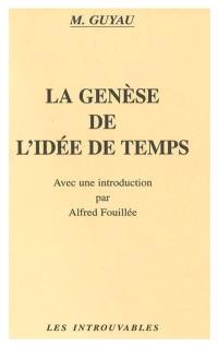 La genèse de l'idée de temps