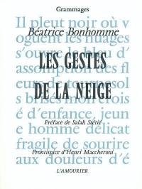 Les gestes de la neige