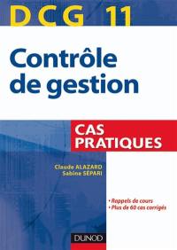 DCG 11, contrôle de gestion : cas pratiques