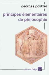 Principes élémentaires de philosophie