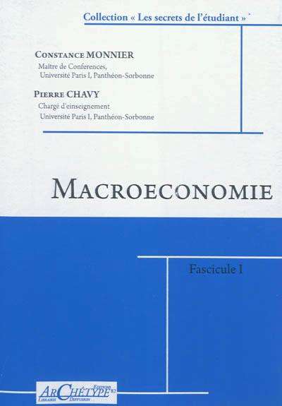 Macroéconomie : cours 2011-2012