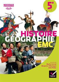 Histoire géographie, EMC 5e, cycle 4 : nouveaux programmes 2016