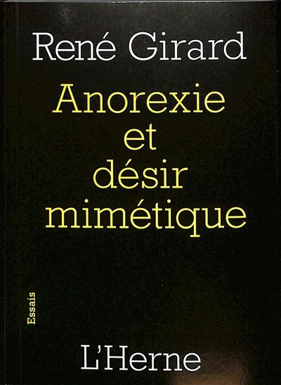 Anorexie et désir mimétique