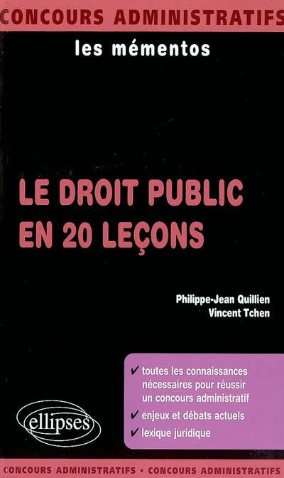 Le droit public en 20 leçons