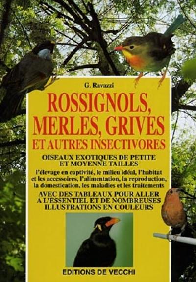 Rossignols, merles, grives et autres insectivores : oiseaux exotiques de petite et moyenne tailles