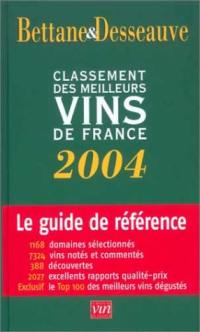 Le classement 2004 des meilleurs vins de France