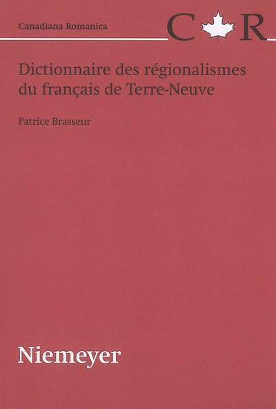 Dictionnaire des régionalismes du français de Terre-Neuve