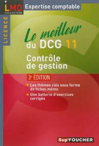 Le meilleur du DCG 11, contrôle de gestion : licence