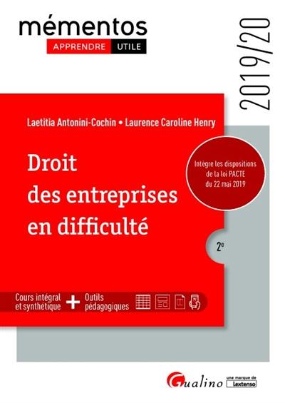 Droit des entreprises en difficulté