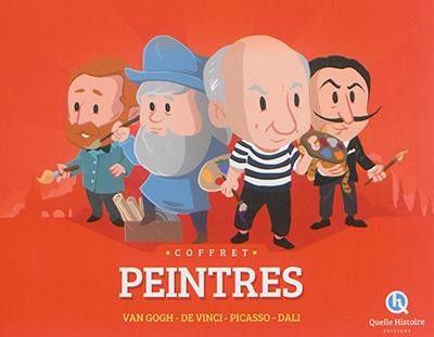 Coffret peintres : Van Gogh-De Vinci-Picasso-Dali