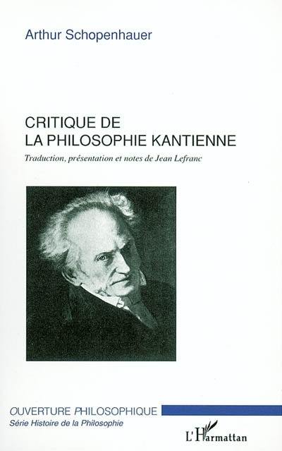 Critique de la philosophie kantienne