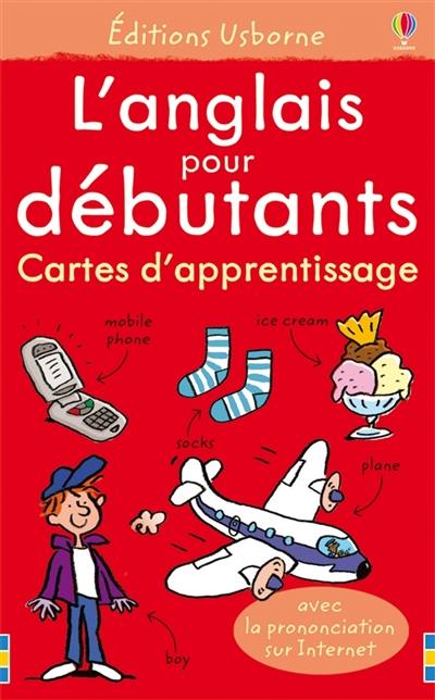 L'anglais pour débutants : cartes d'apprentissage