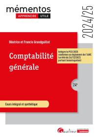 Comptabilité générale : cours intégral et synthétique : 2024-2025