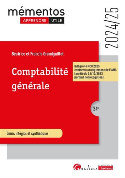 Comptabilité générale : cours intégral et synthétique : 2024-2025