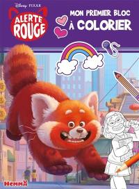 Alerte rouge : mon premier bloc à colorier