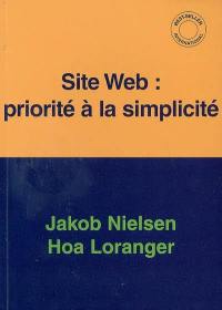 Site Web, priorité à la simplicité