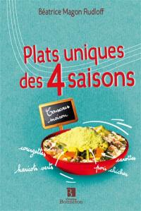 Plats uniques des 4 saisons