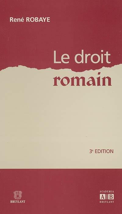 Le droit romain