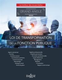 Loi de transformation de la fonction publique