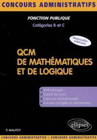 QCM de mathématiques et de logique : fonction publique, catégories B et C