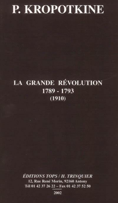 La grande Révolution : 1789-1793 : 1910. Lettres de Pierre Kropotkine à James Guillaume sur les terres communales : juin-juillet 1911