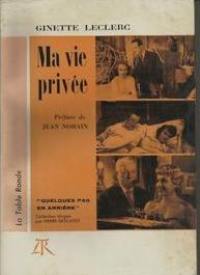 Ma vie privée