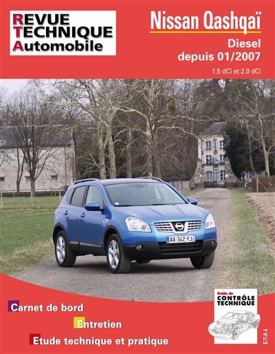 Revue technique automobile, n° B741. Nissan Qashquoi 01-2007 ess 2.0 + 2.0 DCI