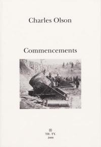 Commencements : vers et proses