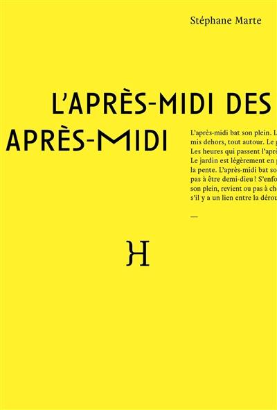 L'après-midi des après-midi