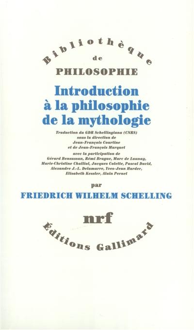 Introduction à la philosophie de la mythologie