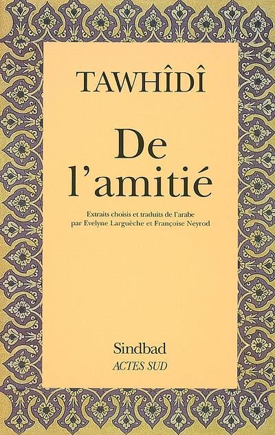 De l'amitié