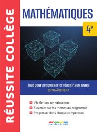 Mathématiques 4e : tout pour progresser et réussir son année : entraînement