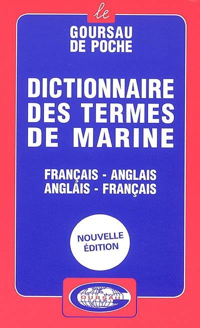 Dictionnaire des termes de marine : français-anglais, anglais-français