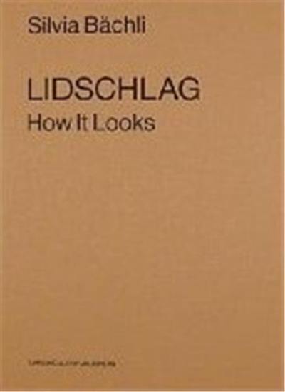 Silvia Bachli Lidschlag How It Looks (Paperback)