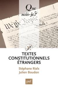 Textes constitutionnels étrangers