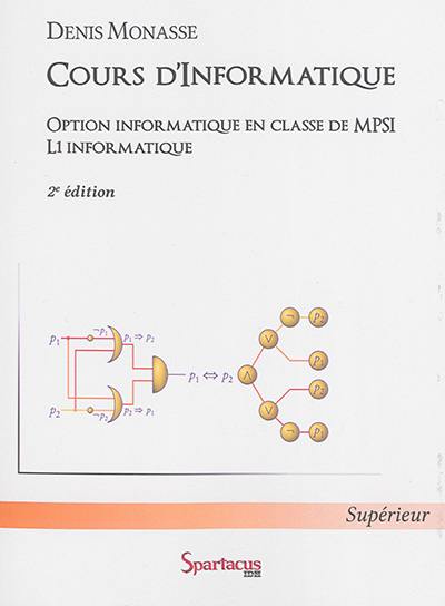 Cours d'informatique : option informatique en classe de MPSI : L1 informatique