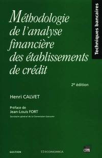 Méthodologie de l'analyse financière des établissements de crédit