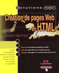 Création de pages Web en HTML