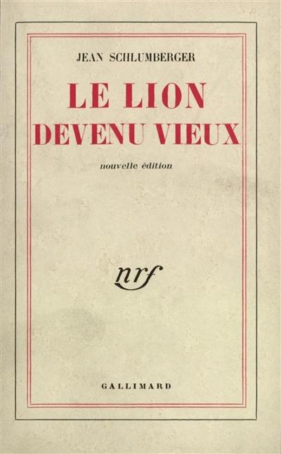 Le lion devenu vieux