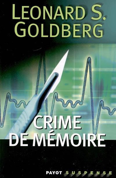 Crime de mémoire