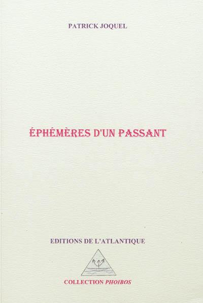 Ephémères d'un passant