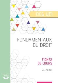 Fondamentaux du droit, DCG UE1 : fiches de cours