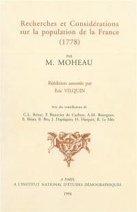 Recherches et considérations sur la population de la France : 1778