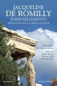 Emerveillements : réflexions sur la Grèce antique