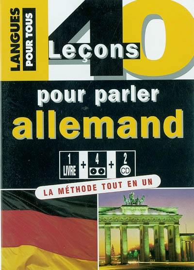 40 leçons pour parler allemand