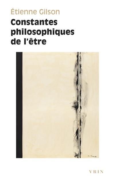 Constantes philosophiques de l'être