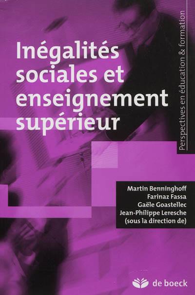 Inégalités sociales et enseignement supérieur